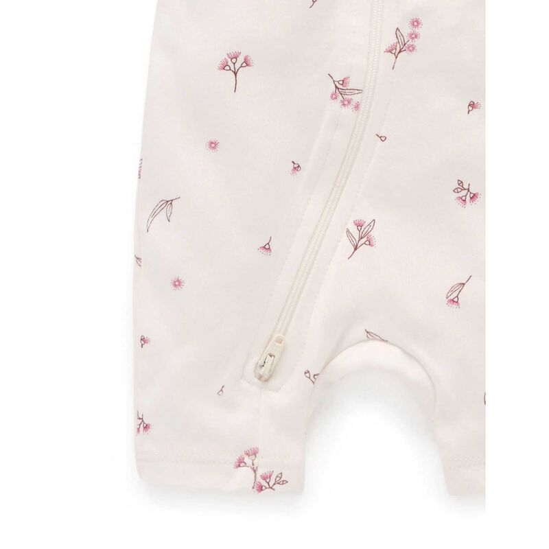 Purebaby S/S Short Leg Zip Growsuit image number 2